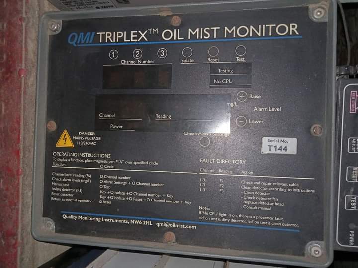QMI Triplex Oil Mist Monitor in stock