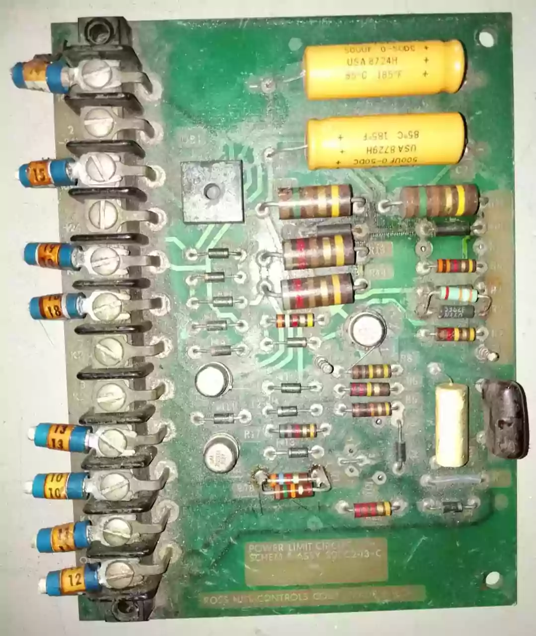 200C243-C Power Limit Circuit 200D343 voltage feedback 200C261 DC Slide 0521-2500-00 AC control module PB